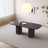  65.35" Modern Rectangle Black Dining Table for Kitchen, Bar, Living Room