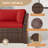 2 Piece Rattan Sectional Seating Group With Cushions-38331008