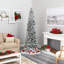 Lighted Artificial Spruce Christmas Tree-1555300573