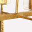 Lustre martelé 8 lumières Modern Glam
