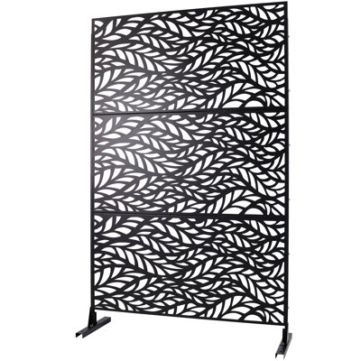 Outdoor & Indoor Privacy Screen Metal Privacy Screen 76" H×48" W
