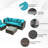 4 - Person Patio Conversation Set with Cushions-1273899335