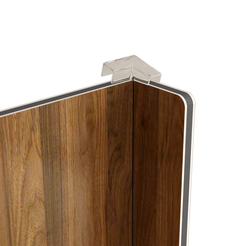 Couvertures en fil de bois en PVC brun ton bois, 36 x 16 pouces, ensemble de 5 pièces pour la décoration de rangement de garde-manger