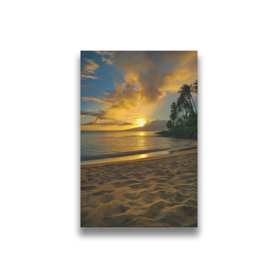 Napili Bay Maui - Light by Kelly Wade. Giclee Gallery Wrapped Canvas with Float Frame