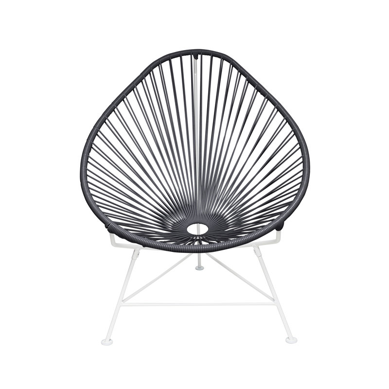 Chaise de jardin, Gris / Blanc