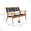 Chaise de patio 2 pièces
