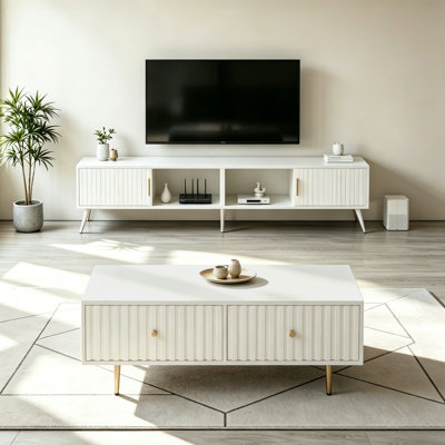 Meuble télé et table basse de salon