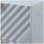 Grey High Gloss 2-drawer Nightstand-2112419092