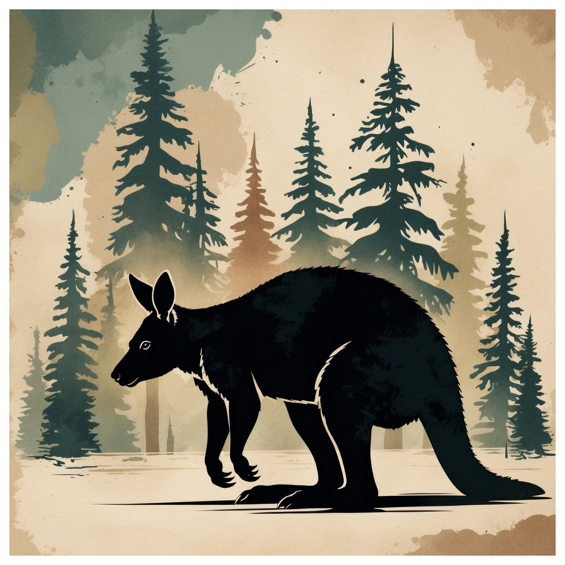 Couvre-lit Kangaroo, Double