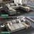 Coss U shaped Sectional Sofa Modular Sectional Couch with Storage Ottoman-71563824