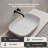 MonBlari 24" X 16" Rectangle Solid Surface Matte White Vessel Sink-126410535
