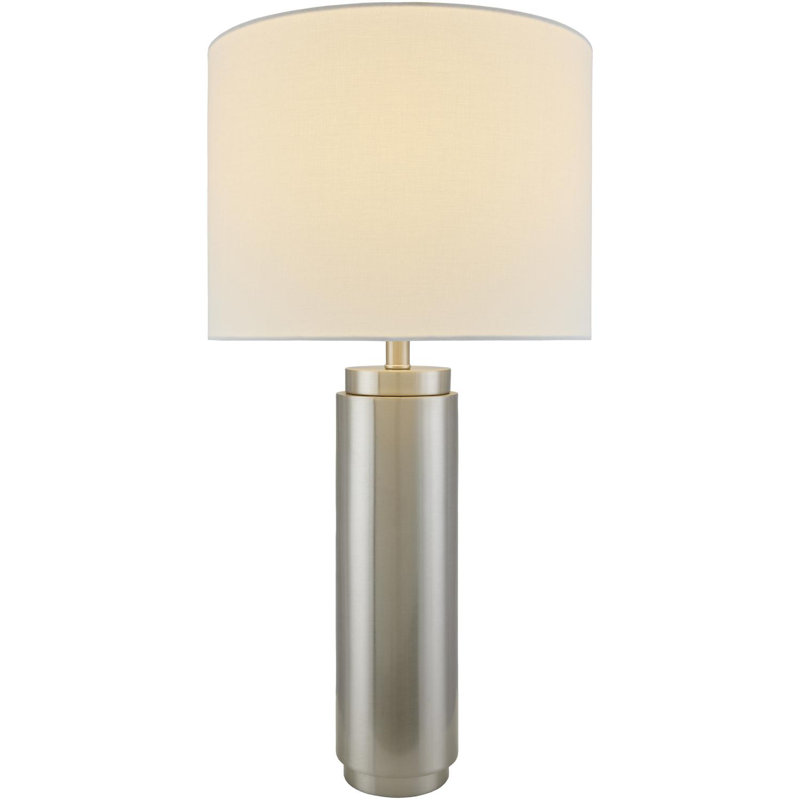 Lampe de table Barrar, Argent argent