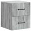 34.5cm W Manufactured Wood Bedside Table-1337334742