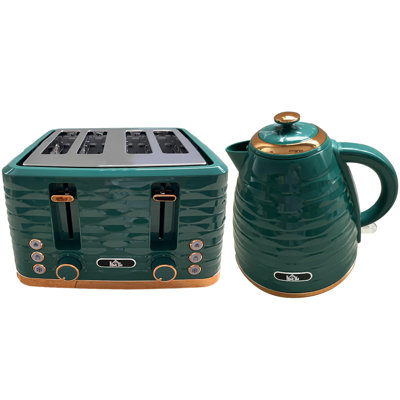 Corrigan Studio 4 Slice Orionis Kettle and Toaster Set