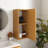 30" H Wall-Mounted Floating Bathroom Vanity Side Cabinet With A Door And A Shelf-1077775596