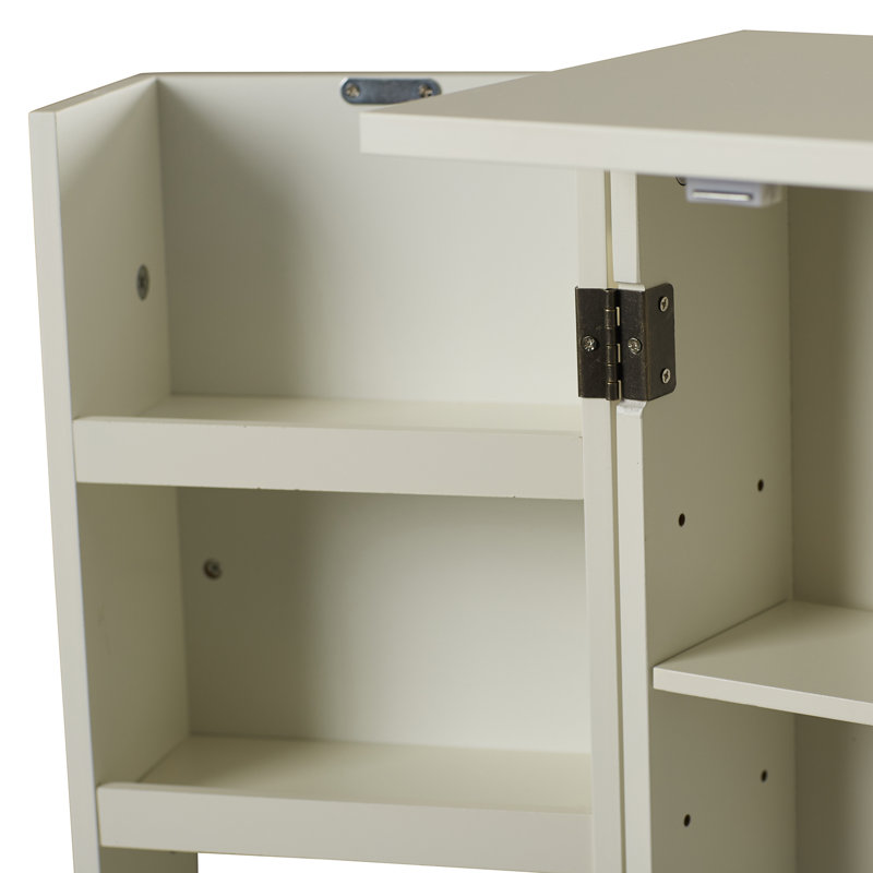 Teegarden 41.25'' Kitchen Pantry, White