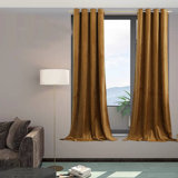 Velvet Room Darkening Curtain Pair