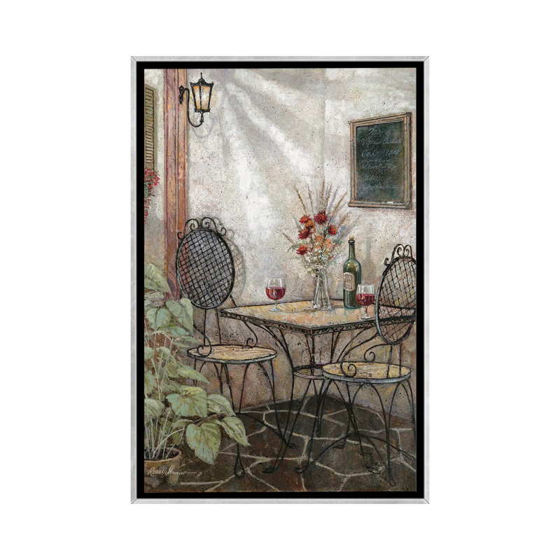 «The Venetian» par Ruane Manning - reproduction d'art, H 26 po x l 18 po x P 1,5 po, Toile avec cadre argenté, Aucun mat