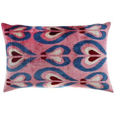 Geometric Shapes Velvet Pillow