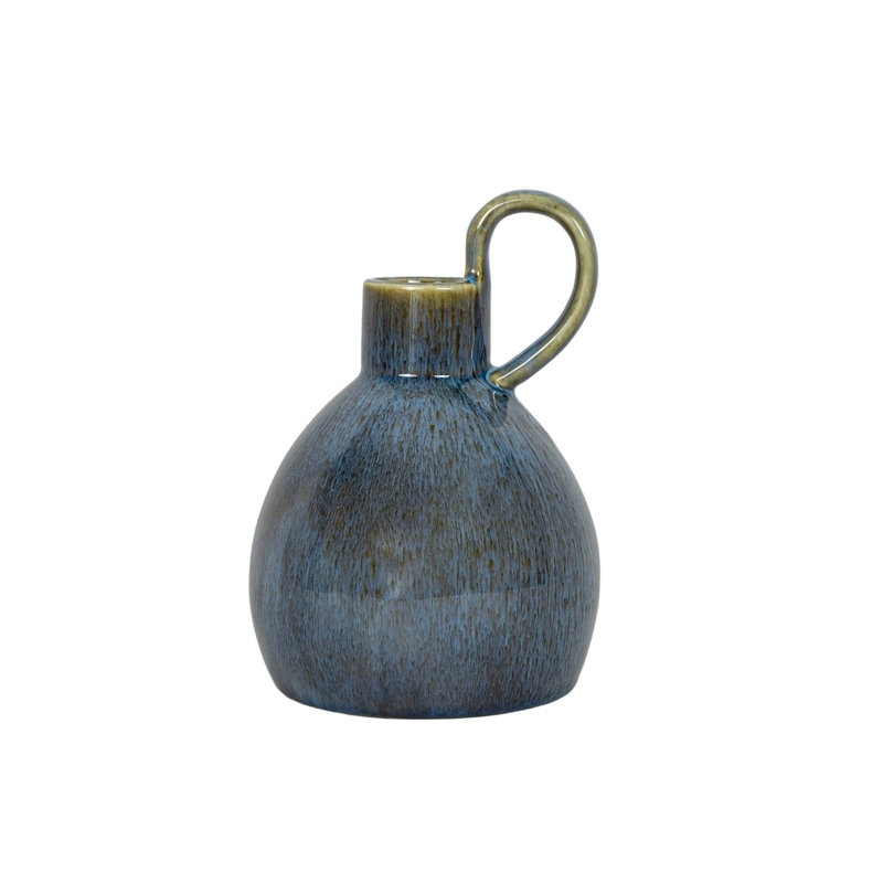 Modern Porcelain Table Vase, Blue