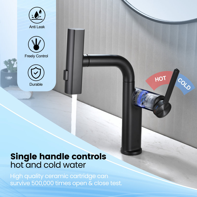 Single-Hole Single-handle Bathroom Faucet
