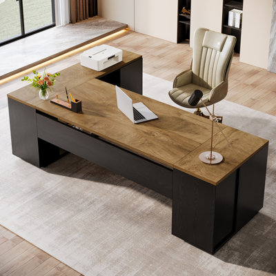 Bureau de direction en L 85,8 po