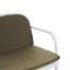 Ensemble de 3 fauteuils de jardin avec structure et coussins en polypropylène blanc - 2 fauteuils club, 1 fauteuil antirouille, léger, design ergonomique, structure et coussins respirants, idéal pour recevoir.