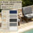 Polett Outdoor Conversation Set Solid Wood Group With Armless Chair And Side Table-1206802463-1206802451