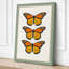 Monarch Triptych Botanical - Wrapped Canvas-1439195248-1439195148