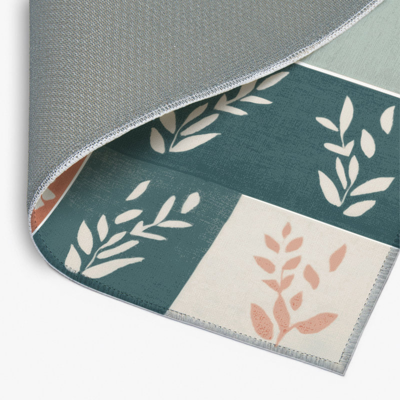 Serene Blossom Indoor And Outdoor Area Rug, Rectangle 3' x 5'