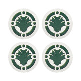 Timothy Corrigan Parterre Garden Pebble 16" Vinyl Placemat