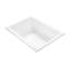 Andrea® 19 DoloMatte 54" x 32" Soaking Solid Surface Bathtub-296523259-334094719