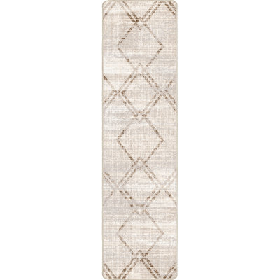 Residency Modern Diamond Geometirc Area Rug
