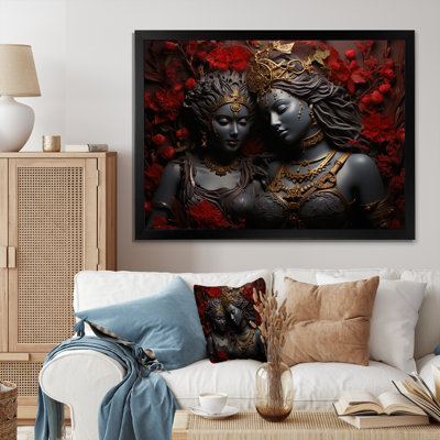 Hindouisme Ramayanas Regal Ruby sur toile