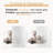 1 Lite Glass and Solid Core Manufactured Wood Bi-fold Doors Include Installation Hardware Kit and Pantry Sticker-100708494