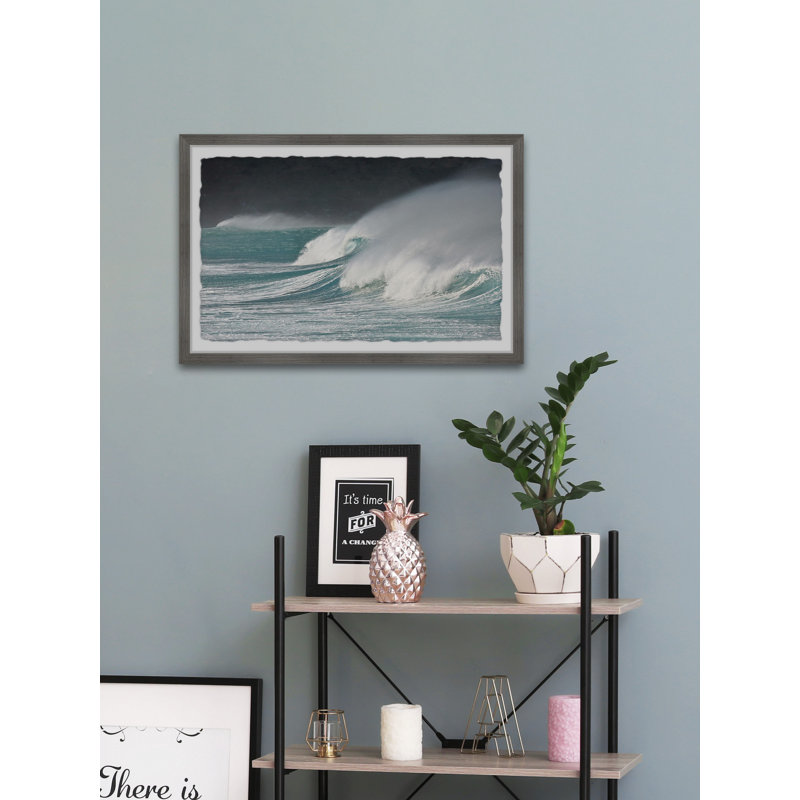 «Surfer's Dream Wave», reproduction encadrée, L 12 po x H 8 po