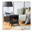 Axbridge Rosalind Wheeler 37cm W Black Electric Fireplace with 6820 BTU