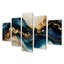 Champlon - art mural vagues - décoration murale moderne