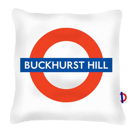 Buckuest Hill Tube Station London Transport Cushion