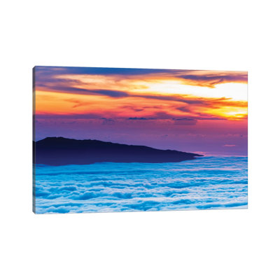 " Hualalai Volcano From The Summit Of Mauna Kea At Sunset, Big Island, Hawaii, USA " by Russ Bishop