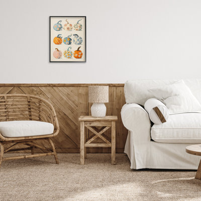 Giclée encadrée à motif de citrouilles à motifs, design par Arlington Prints