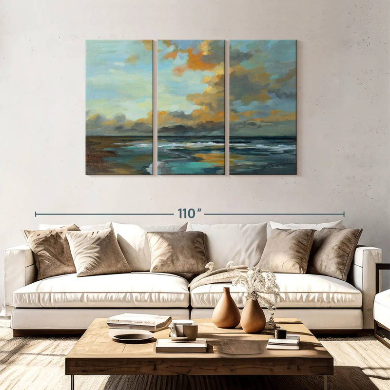 Gillard Oceanside Sunset, 48" H x 74" W