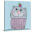 'Kitten with Raspberry' Canvas Art-19625590