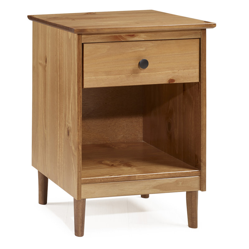 Decimus 46cm W Bedside Table, Caramel