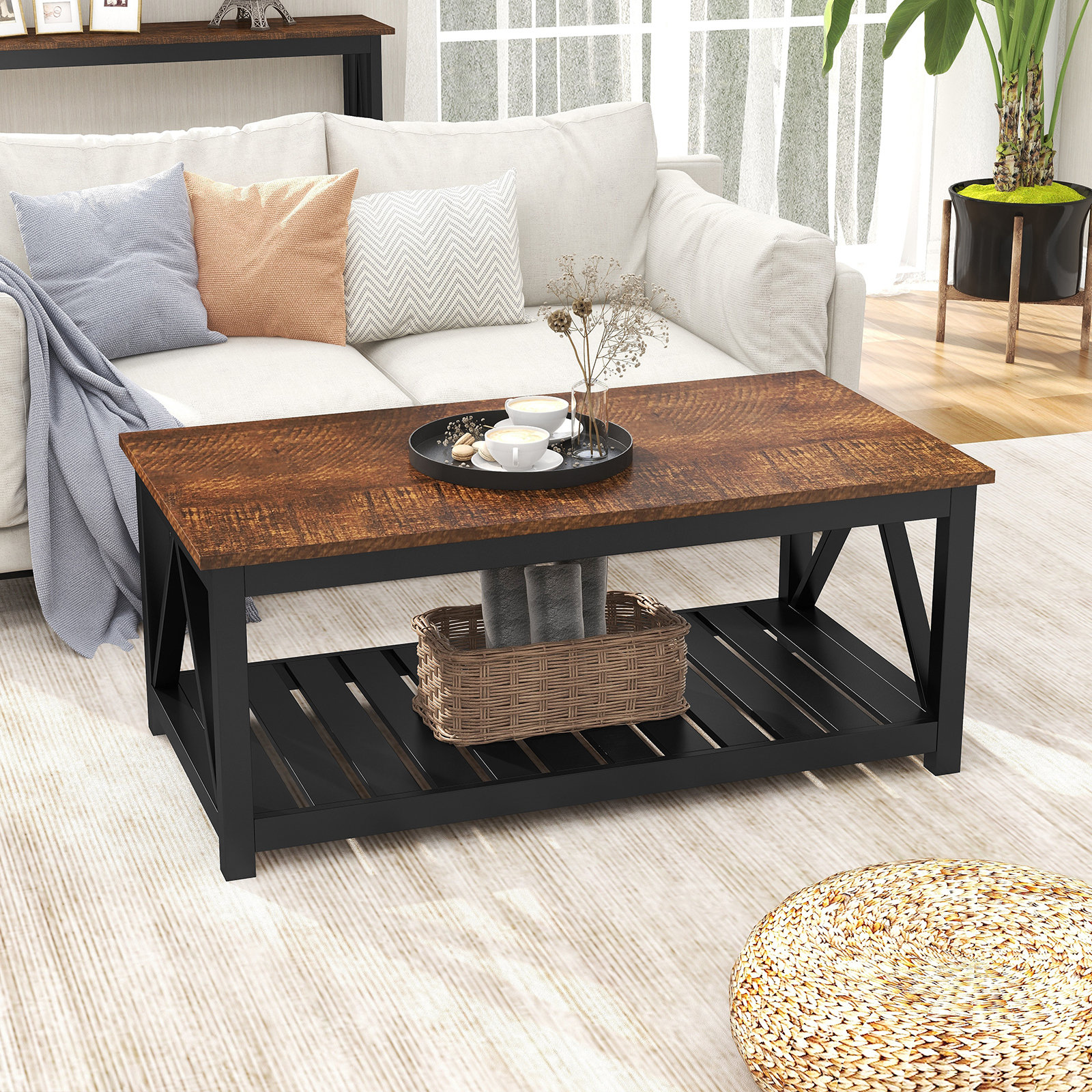 Red Barrel Studio® Coffee Table With Storage & Reviews | Wayfair