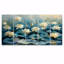«White Blue Lotus Pond Reflections», ensemble d'art mural lotus-717605864