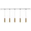 Remuda 81-in Gold dimmable LED Trilo Ceiling Kit-1738650148
