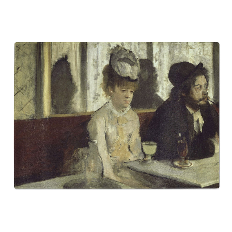 Absinthe Drinkers by Edgar Degas Chopping Board, 0.4cm H x 20cm W x 28.5cm L