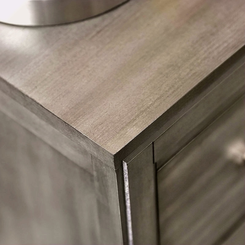 Magnifique table de chevet 1pc, Gris