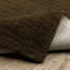 Tapis brun en laine touffeté à la main Rectangle Makhari-729000221